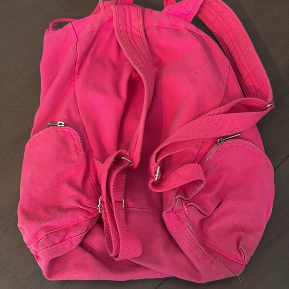 2 ‘Pink’ Victoria’s Secret canvas backpacks - Picture 5 of 11
